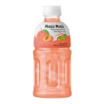 Mogu Mogu Peach Flavoured Drink with Nata De Coco 320ml Thai E Saan