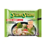 Autentic Thai Style Instant Noodles Green Curry Flavour 70g