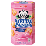 Biscuit with Strawberry Flavour Filling 50g HELLO PANDA