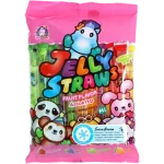 Animal Friends  Jelly Straws Fruit Flavor 400g FUNNY HIPPO